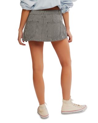 Georgie Gingham Micro Skort
