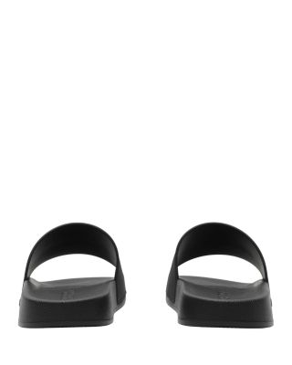 Women's Furley Black Logo Slide Sandals 