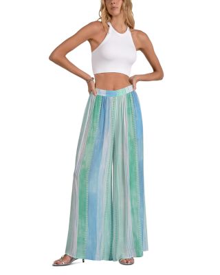 Wide Leg Swim Cover-Up Pants