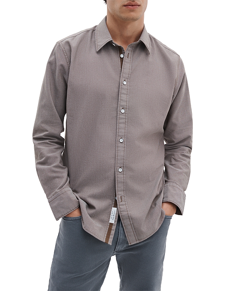 Rag & Bone Tomlin Stretch Dobby Button Front Shirt