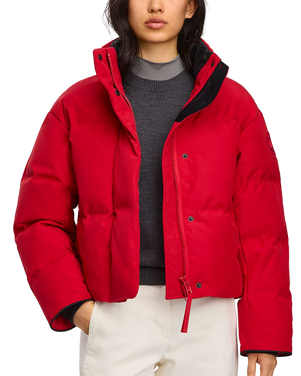 Canada Goose Grandview Cropped Jacket Black Label