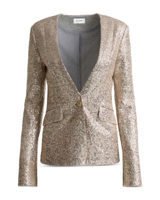 Luxe Sequin Shawl Jacket
