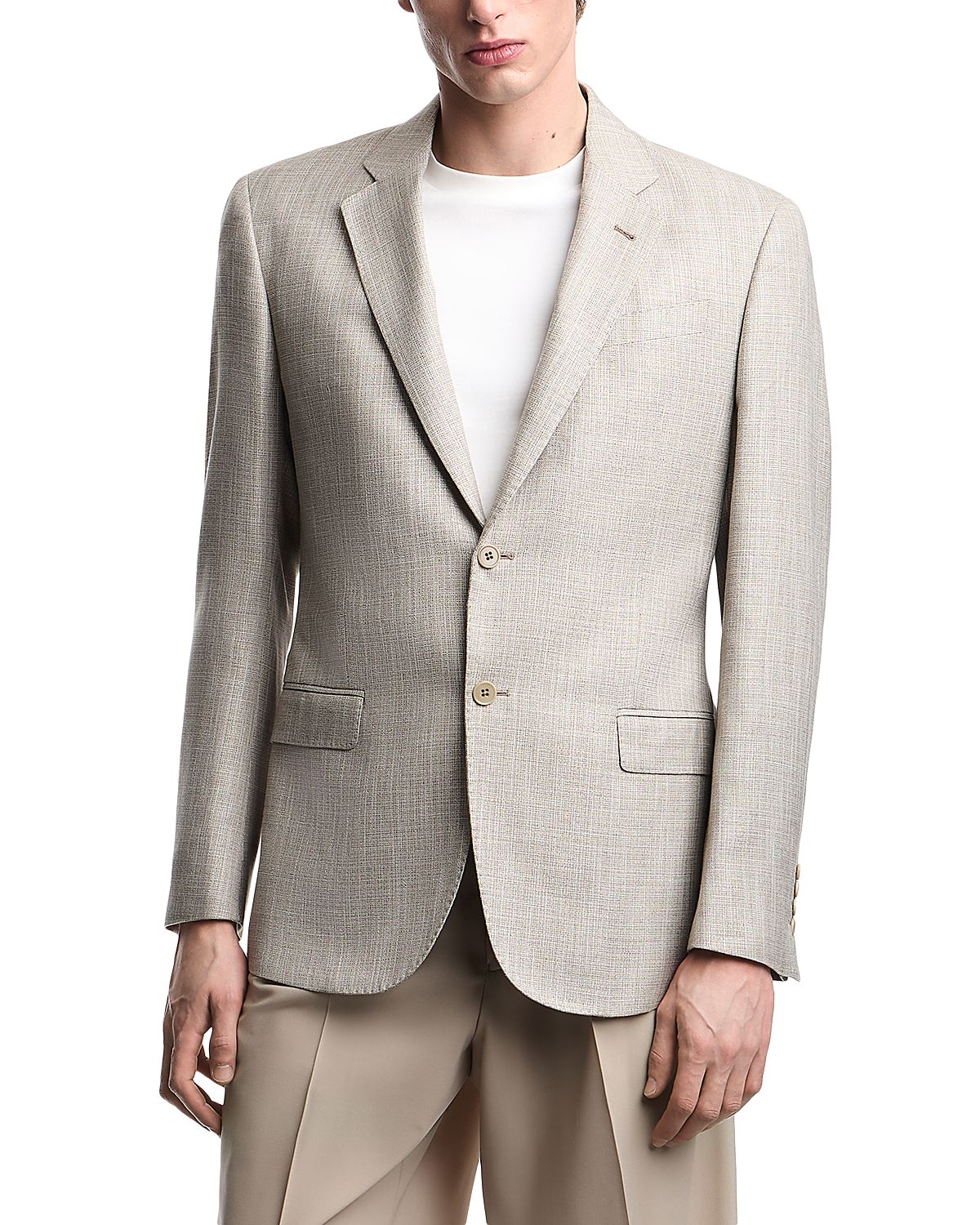 Emporio Armani G Line Regular Fit Single Breasted Notch Lapel Jacket