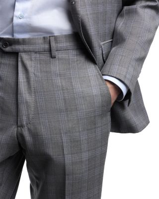 G Line Regular Fit Single Breasted Peak Lapel Suit in Super 130s Virgin Wool