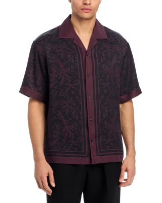 Espino Oversized Fit Paisley Shirt