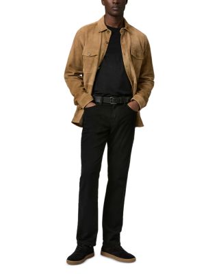 Normandie Straight 32" Jeans in Black Shadow