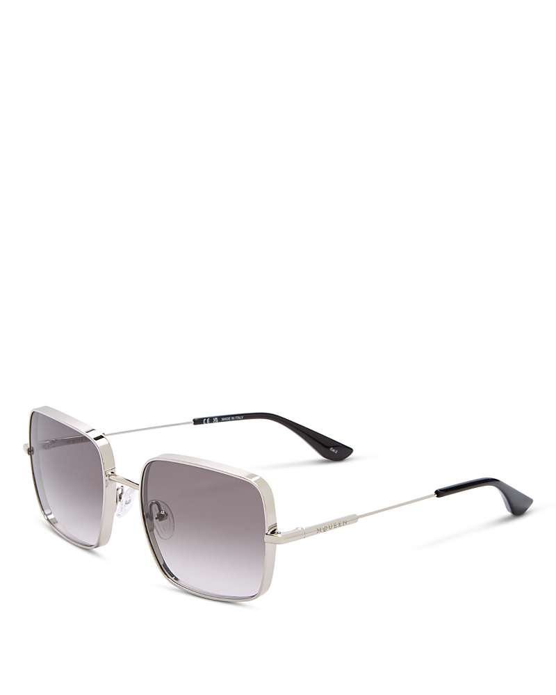 McQueen Square Sunglasses, 55mm