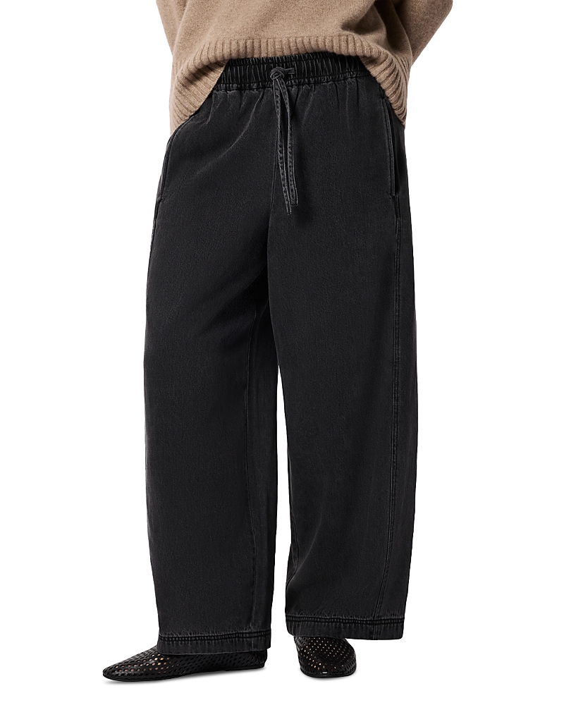 Whistles Petites Casual Denim Barrel Trousers