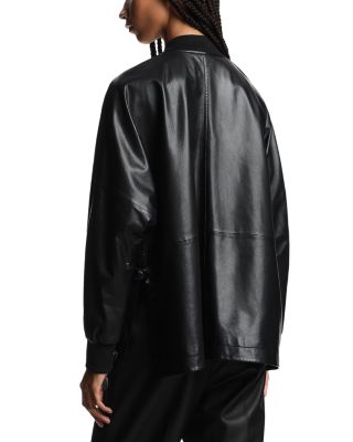 Leather Bomber Jacket