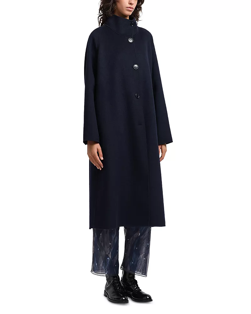 Emporio Armani Double Faced Belted Coat