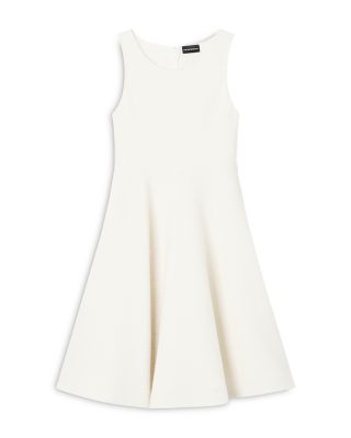 Textured Sleeveless Fit & Flare Dress