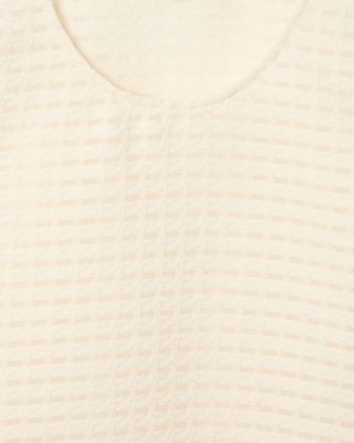 Vichy 3D Jacquard Tank Top