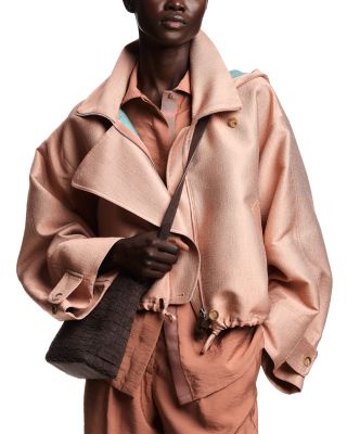 Icon Basketweave Hooded Jacket