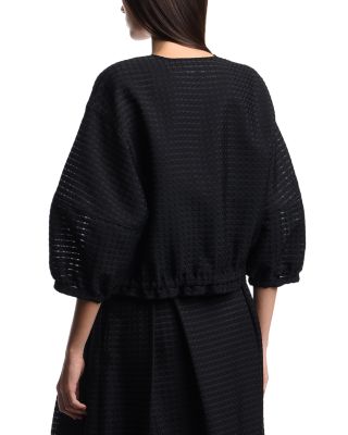 Vichy 3D Jacquard Jacket