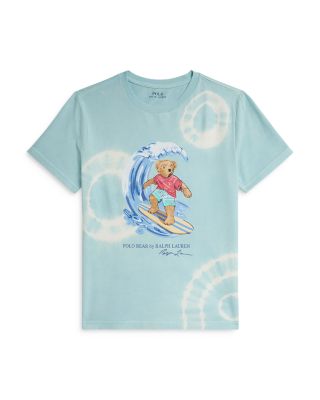 Boys' Tie Dyed Polo Bear Cotton Tee - Big Kid