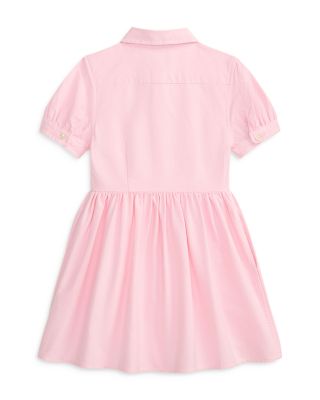 Girls' Cotton Oxford Shirtdress - Little Kid