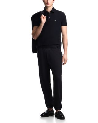 Embroidered Logo Pique Polo Shirt