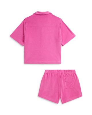 Girls' Terry Shirt & Shorts Set - Little Kid