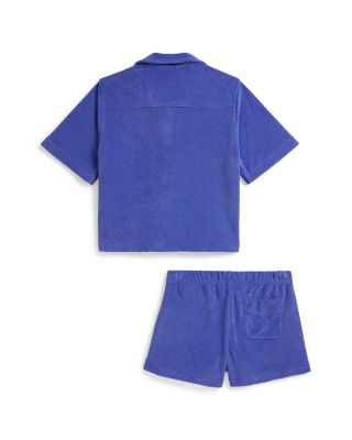 Girls' Terry Shirt & Shorts Set - Big Kid