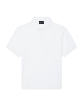 Textured Cotton Polo Shirt