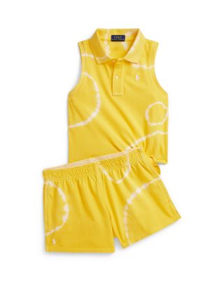 Girls' Tie Dyed Mesh Boxy Polo Shirt - Big Kid