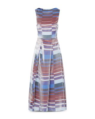 Geometric Print Midi Dress 