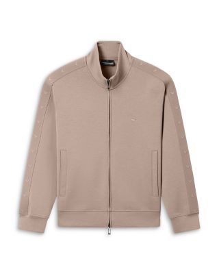 Double Jersey Zip Up Sweatshirt