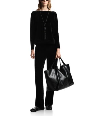 Stretch Chenille Jersey Trousers