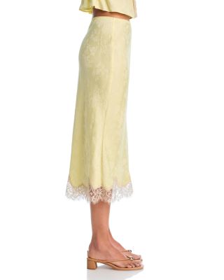 Lady Lace Top & Midi Skirt