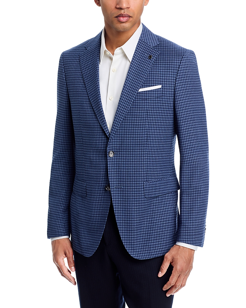 Boss H-Hutson Gingham Slim Fit Suit Jacket