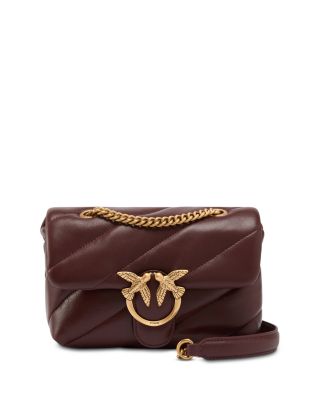 Love Puff Mini Leather Crossbody Bag