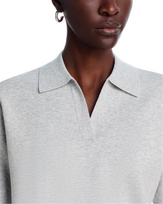 Oversized Short Sleeve Polo Sweater