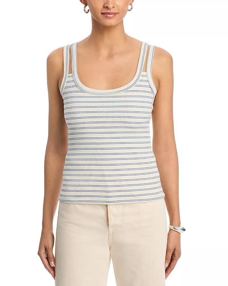 Askk Ny Double Strap Tank Top