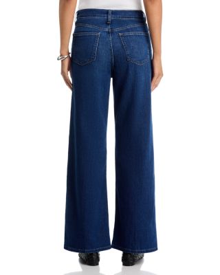 The Mia Petite High Rise Wide Leg Jeans in Dedication
