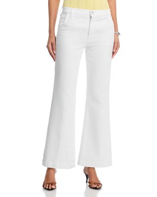 The Molly Petite High Rise Trouser Jeans in White