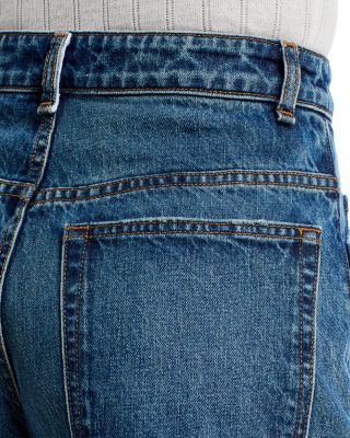 High Rise Twisted Barrel Jeans in Gunnison