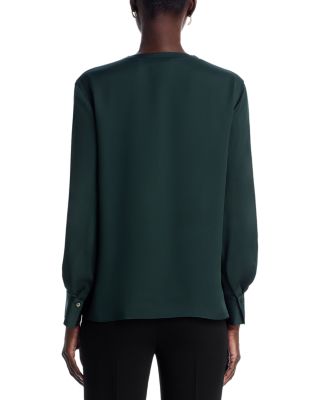 Silk Volume Sleeve Blouse