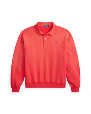 Lightweight Fleece Long Sleeve Polo
