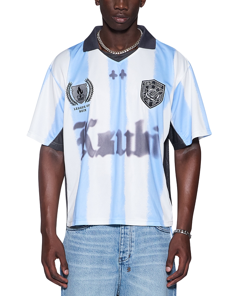 Ksubi Offside Short Sleeve Duke Ice Stripe Jersey
