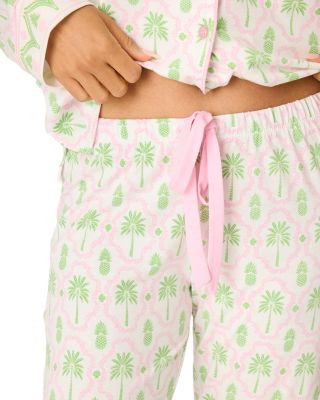 Playful Print Long Pajama Set