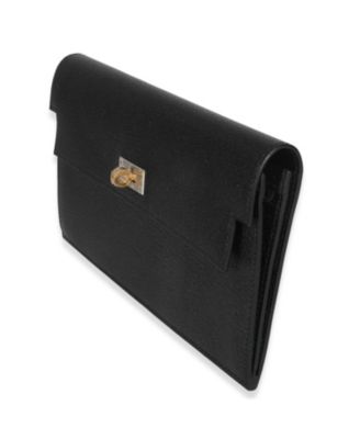 Kelly Pocket Long Wallet Leather Handbag