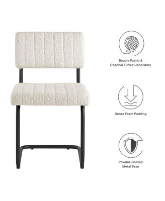 Parity Boucle Dining Side Chairs, Set of 2