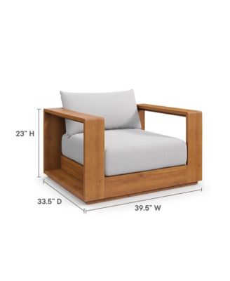 Tahoe Outdoor Patio Powder-Coated Aluminum Armchair, Set of 2