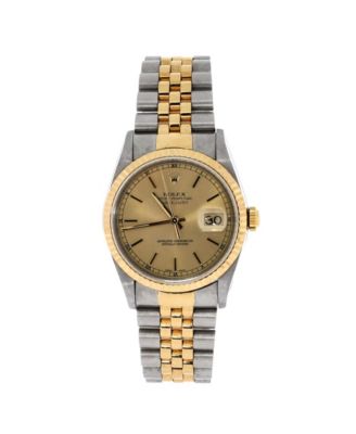  Oyster Perpetual Datejust Automatic Watch in Stainless Steel and Gold 36mm