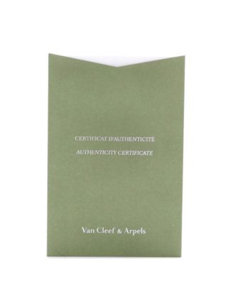  Vintage Alhambra Pendant Necklace 18K Gold and Diamonds, 16.25"