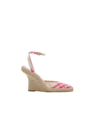 Women's Check Mews Espadrille Pumps
