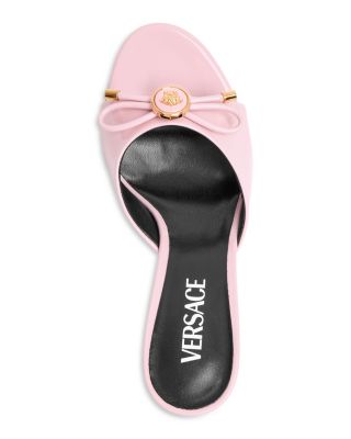 Women's Opera Bow 85mm Patent Mule Sandals 