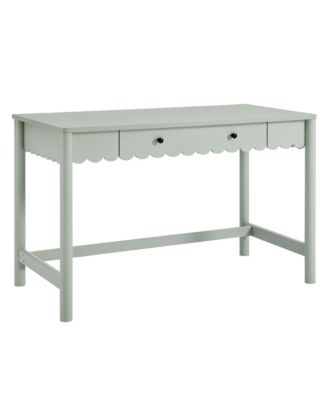 Emmeline 1-Drawer Scallop Writing Desk