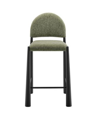 Hayley Upholstered Fabric Counter Stool
