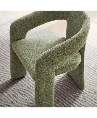 Oslo Barrel Fabric Upholstered Dining Accent Chair